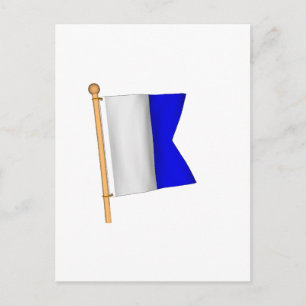 Nautical Flag 'A' Postcard