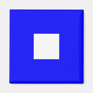 Nautical Flag Alphabet Sign Letter P (Papa) Magnet