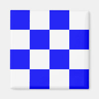 Nautical Flag Alphabet Signal Letter N (November)