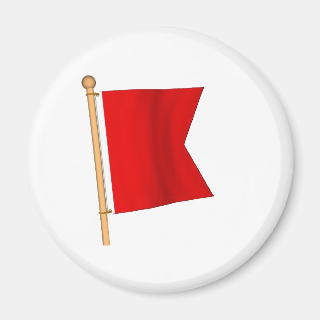 Nautical Flag 'B' Magnet (Front)