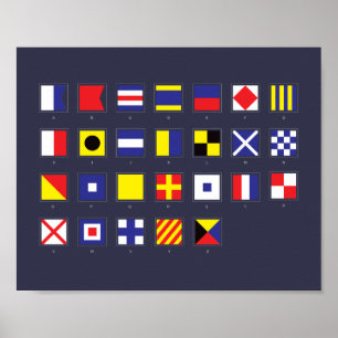 Nautical Flag Chart