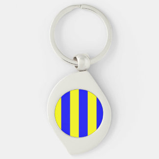 Nautical Flag Letter G (Golf) Key Ring
