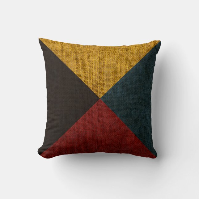 Nautical Flag Letter Z Signal Cushion (Front)