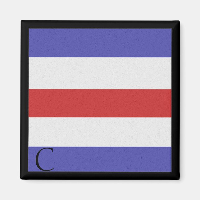 Nautical Flag Magnet Alphabet Letter C (Front)