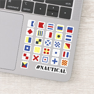 Nautical Flag Maritime & Text   Rounded Corners