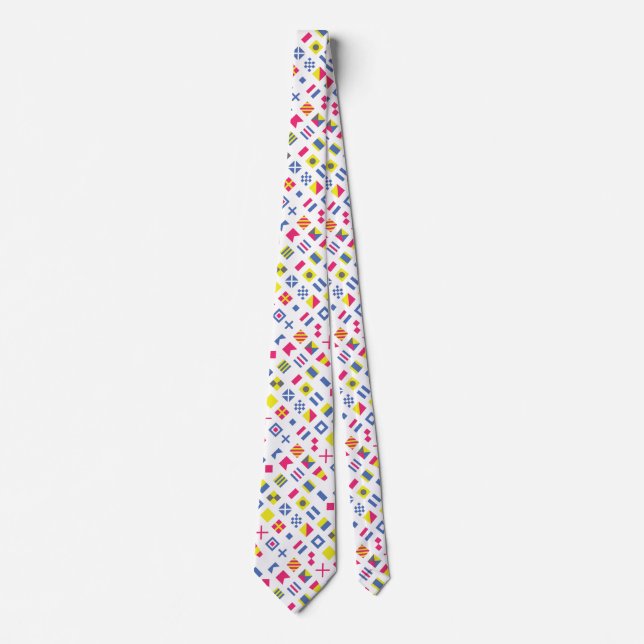 Nautical Flag Neck Tie (Front)