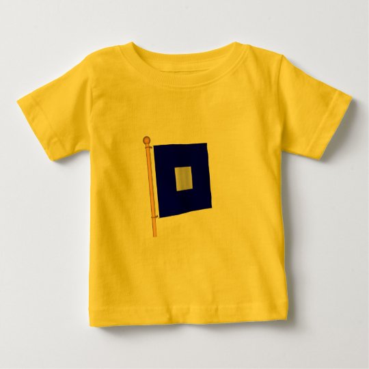 Nautical Flag 'P' Baby T-Shirt