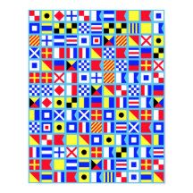 Nautical Flag Poster