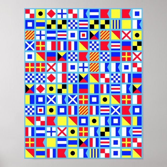 Nautical Flag Poster (Front)