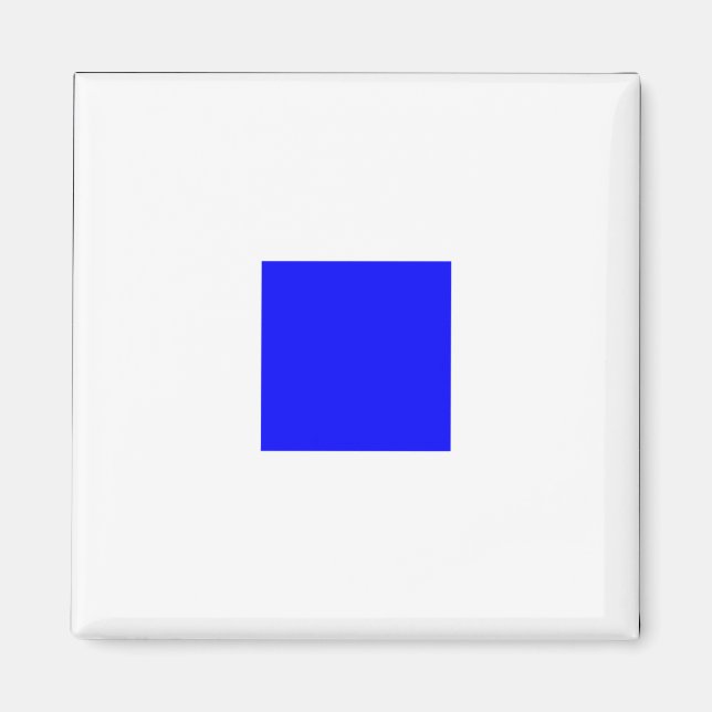 Nautical Flag "S" Sierra Magnet (Front)