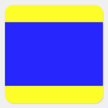 Nautical Flag Signal Letter D (Delta)