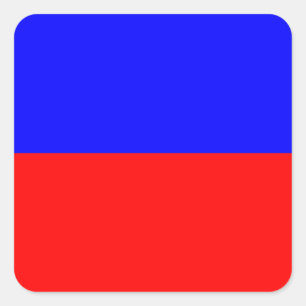 Nautical Flag Signal Letter E (Echo) Square Sticker
