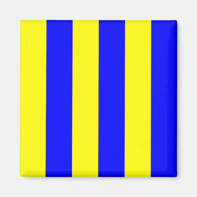 Nautical Flag Signal Letter G (Golf) Magnet (Front)