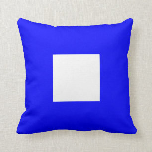 Nautical Flag Signal Letter P Papa Cushion