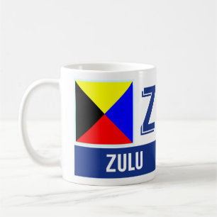 Nautical Flags Alphabet "Z" Zulu Coffee Mug