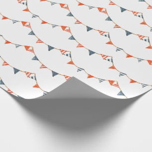 Nautical Flags Baby Shower Wrapping Paper