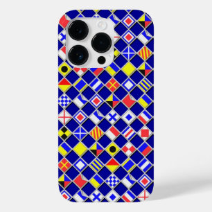 Nautical Flags Chequered Pattern Case-Mate iPhone 14 Pro Case