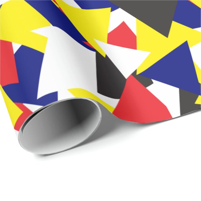 Nautical Flags Patterned Wrapping Paper (Roll Corner)
