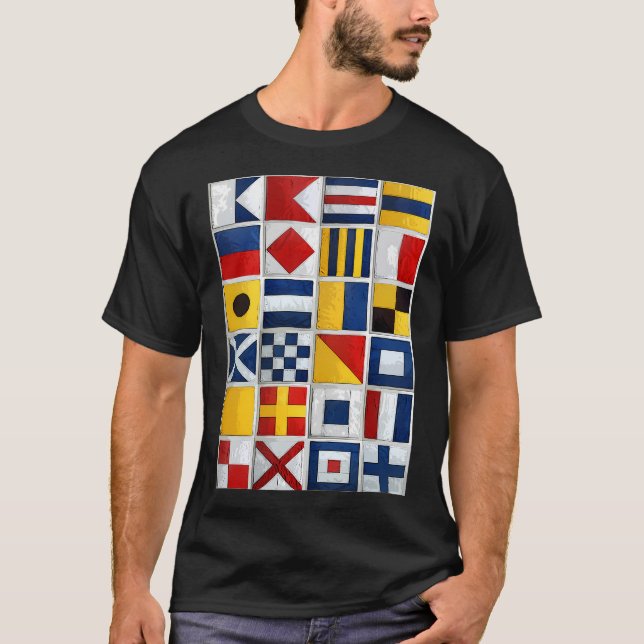 nautical flags T-Shirt (Front)