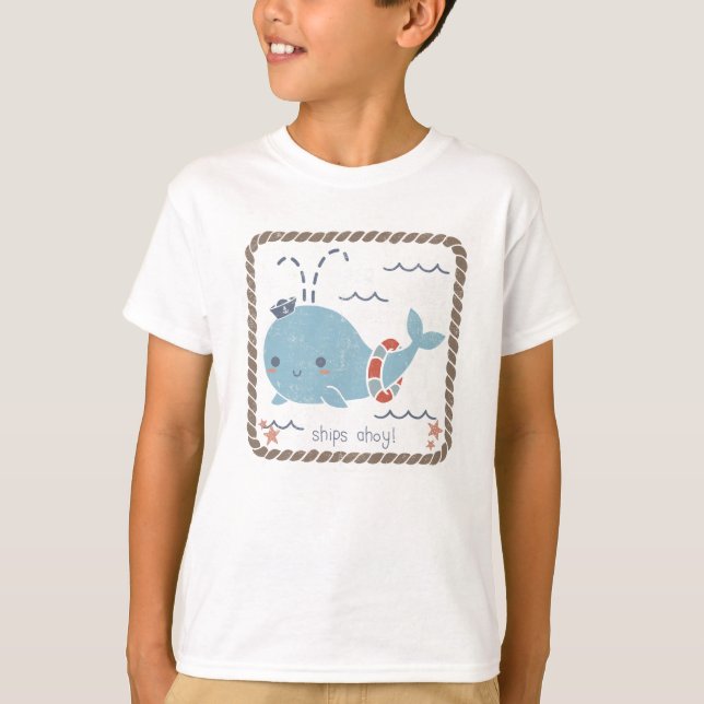 Nautical Friends - Whale T-Shirt (Front)