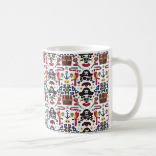 Nautical Fun: Talk Like a Pirate Day Patterns Coffee Mug