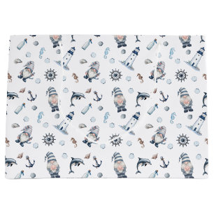 Nautical Gnomes! Large Gift Bag