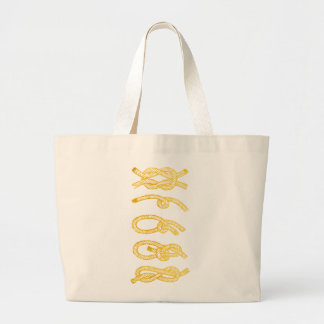 Nautical Gold Rope Tote