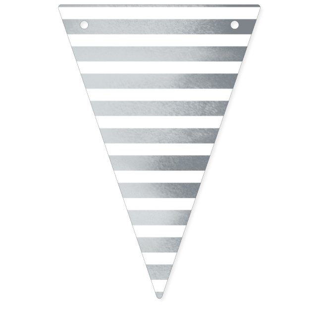 Nautical grey bunting  (First Flag)