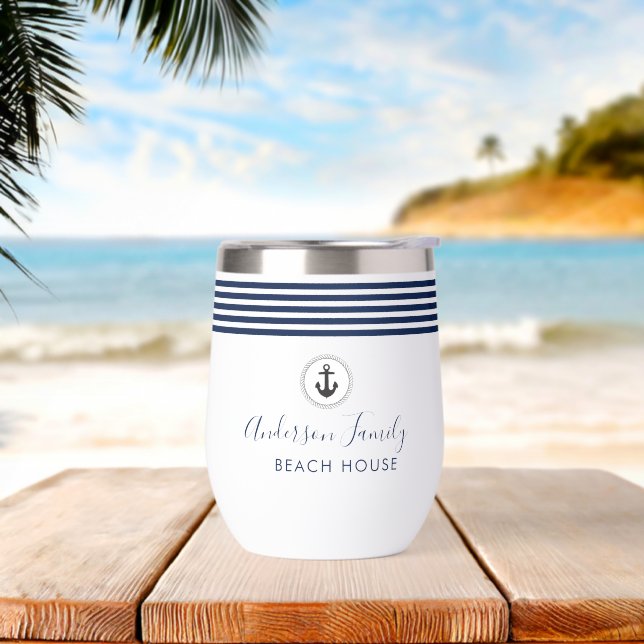 Nautical Handwritten Family Beach House (Beach)