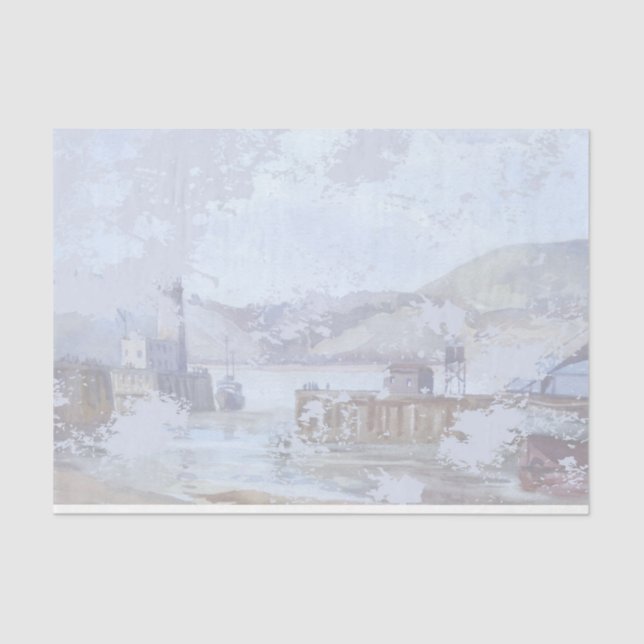 Nautical Harbour Design Series 2 Tissue Paper (Front)