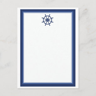 Nautical Helm Postcard