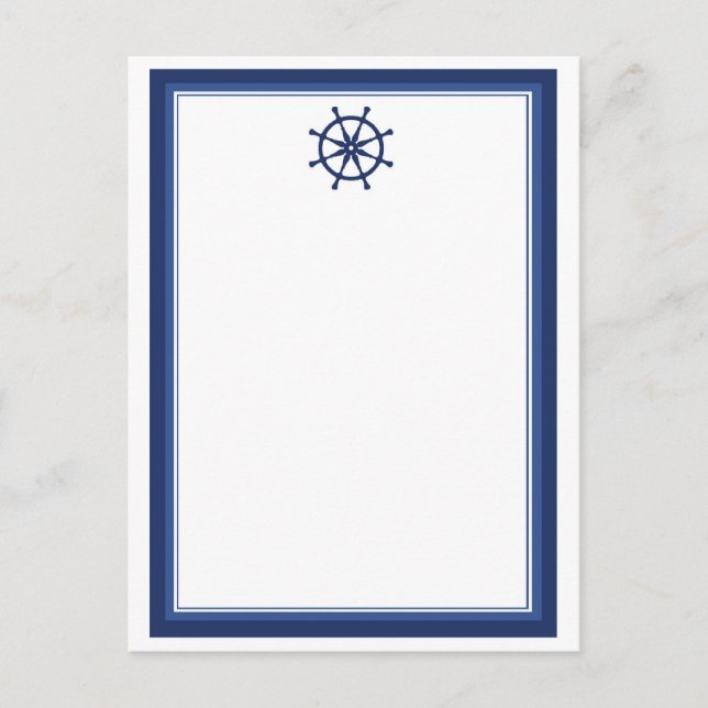 Nautical Helm Postcard (Front)