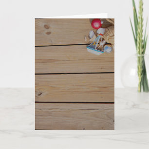 Nautical Holiday Dock Card