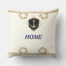 Nautical home pillows