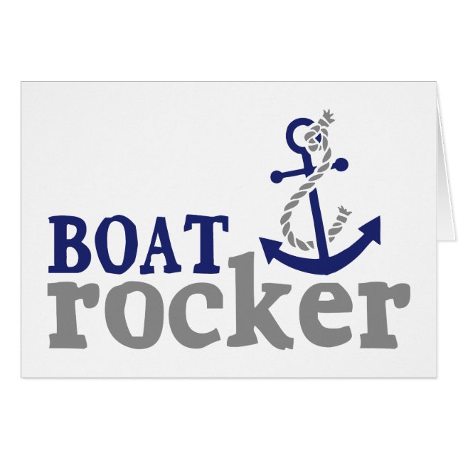 Nautical Humour Boat Rocker (Front Horizontal)