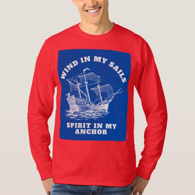 Nautical Inspirational Quote Tee (Front)