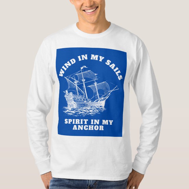Nautical Inspirational Quote Tee (Front)