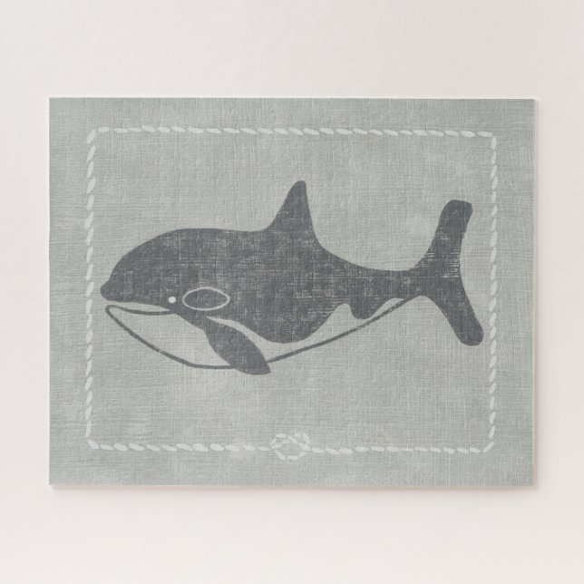 Nautical Killer Whale Jigsaw Puzzle (Horizontal)