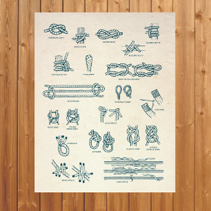 Nautical Knots and Splices Chart