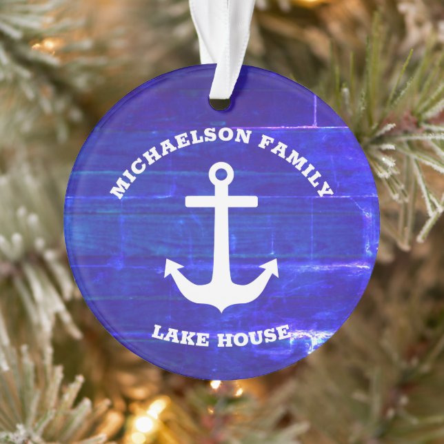 Nautical Lake House Ornament (Tree)