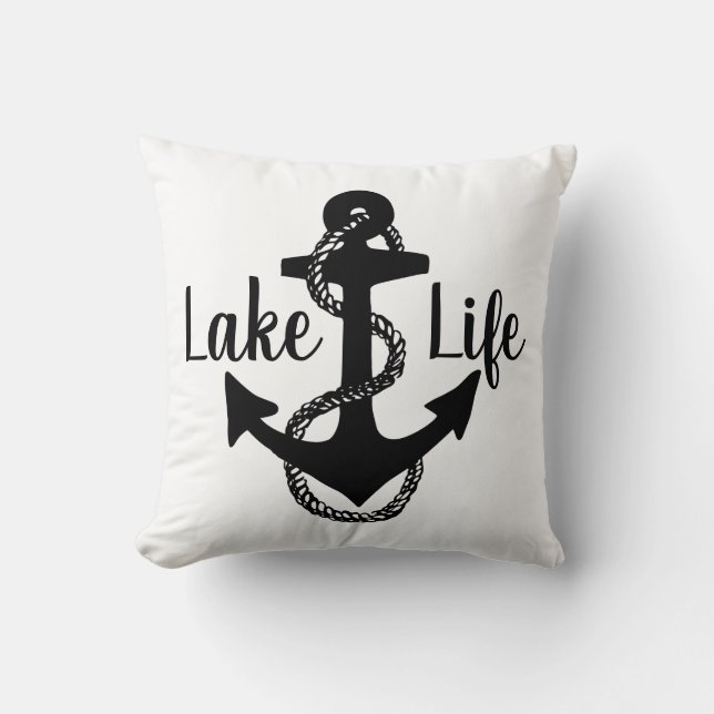 nautical LAKE LIFE + ANCHOR | Cushion (Front)