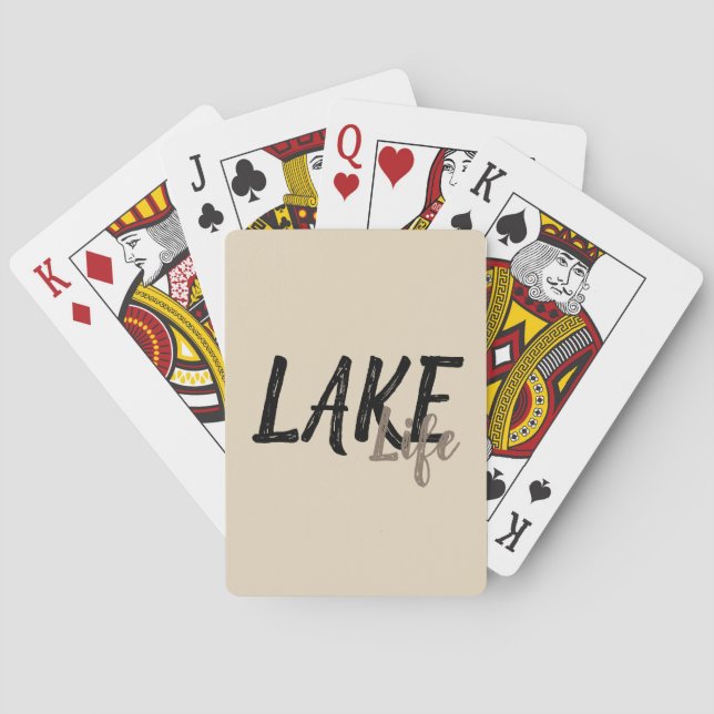 nautical LAKE LIFE | Playing Cards (Back)
