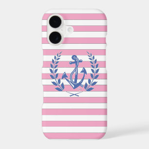Nautical, Laurel Wreath, Anchor iPhone 7 Case