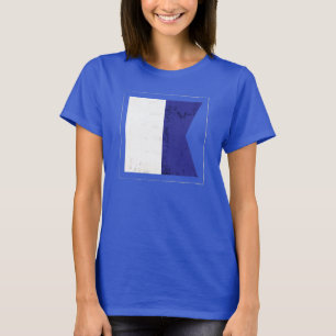 Nautical Letter “A” Signal Flag T-Shirt