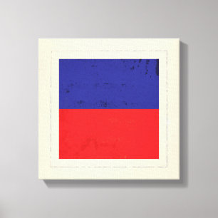 Nautical Letter “E” Signal Flag Canvas Print