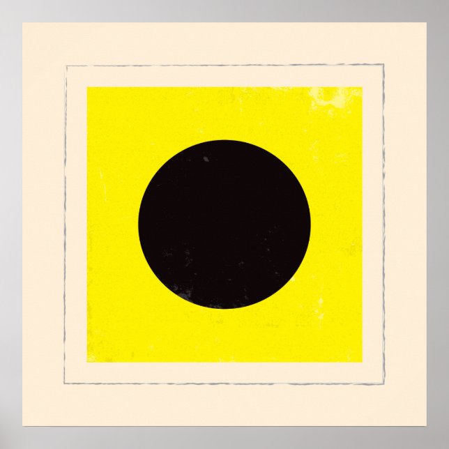 Nautical Letter “I” Signal Flag Poster (Front)