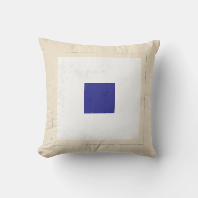 Nautical Letter “S” Signal Flag Cushion (Front)
