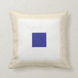 Nautical Letter “S” Signal Flag Cushion