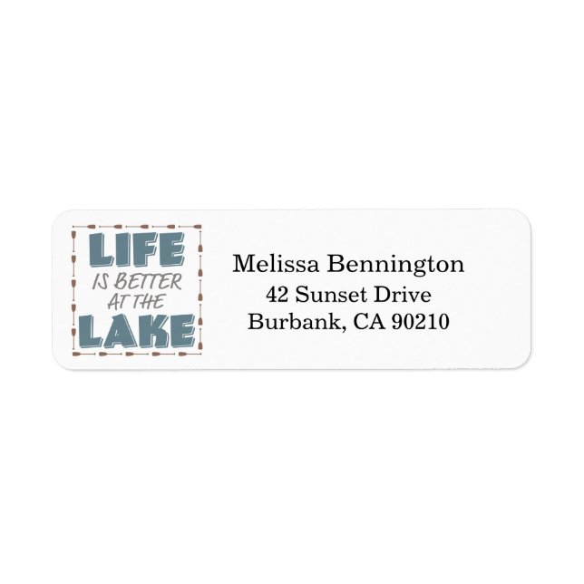 Nautical Life is Better at the Lake Quote (Front)