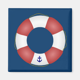 Nautical Life preserver Magnet